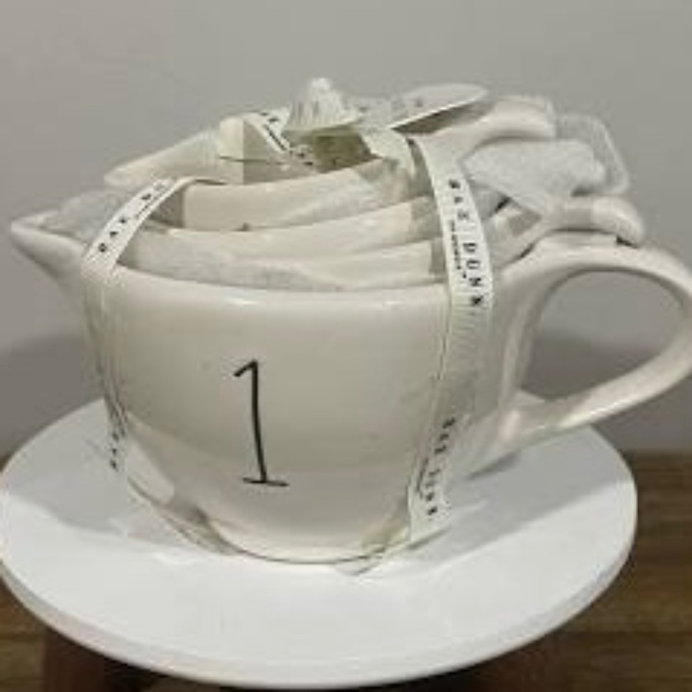 Rae Dunn Measuring Cup set Ivory Ceramic
